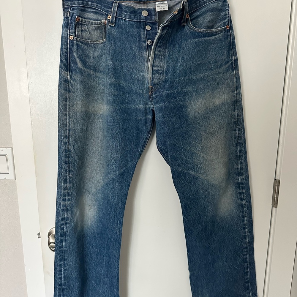 Levi's 501 XX Men's Straight Blue Jeans 36x33